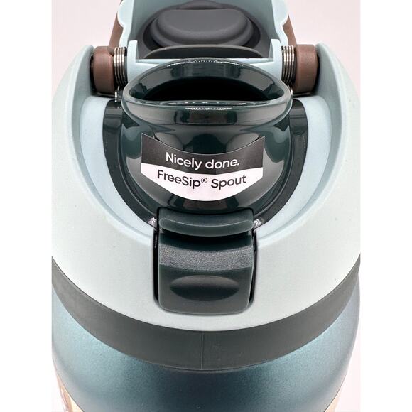 Owala HOLIDAY SPECIAL EDITION 32 oz FreeSip Water Bottle, METALLIC GREEN - Picture 6 of 7